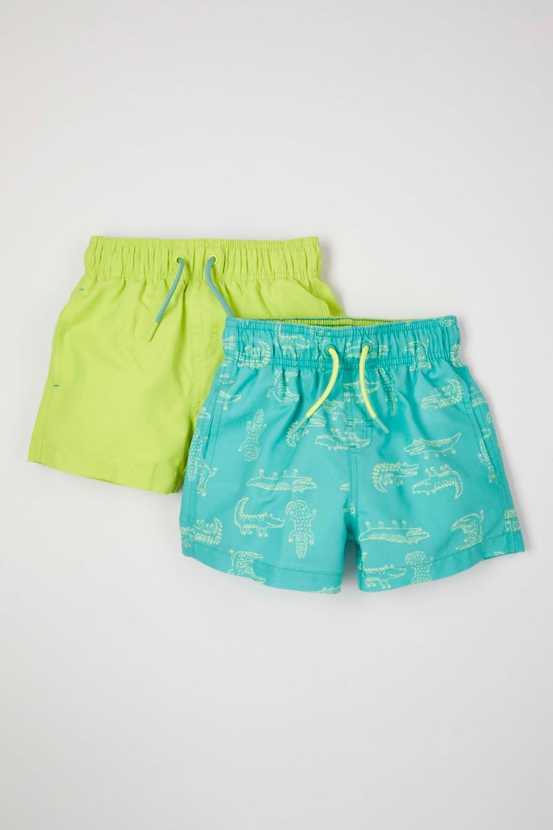 2 Pack Croc Swim Shorts