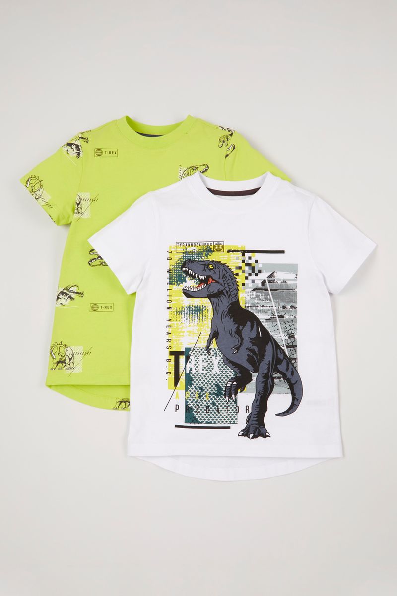 2 Pack Dinosaur T-Shirts