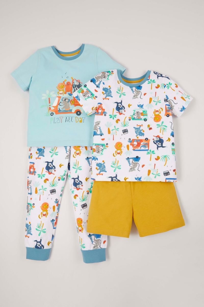 2 Pack Play All Day Animal pyjamas