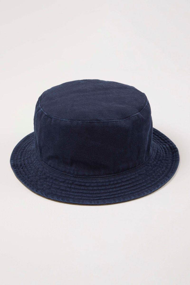 Navy Reversible Bucket hat