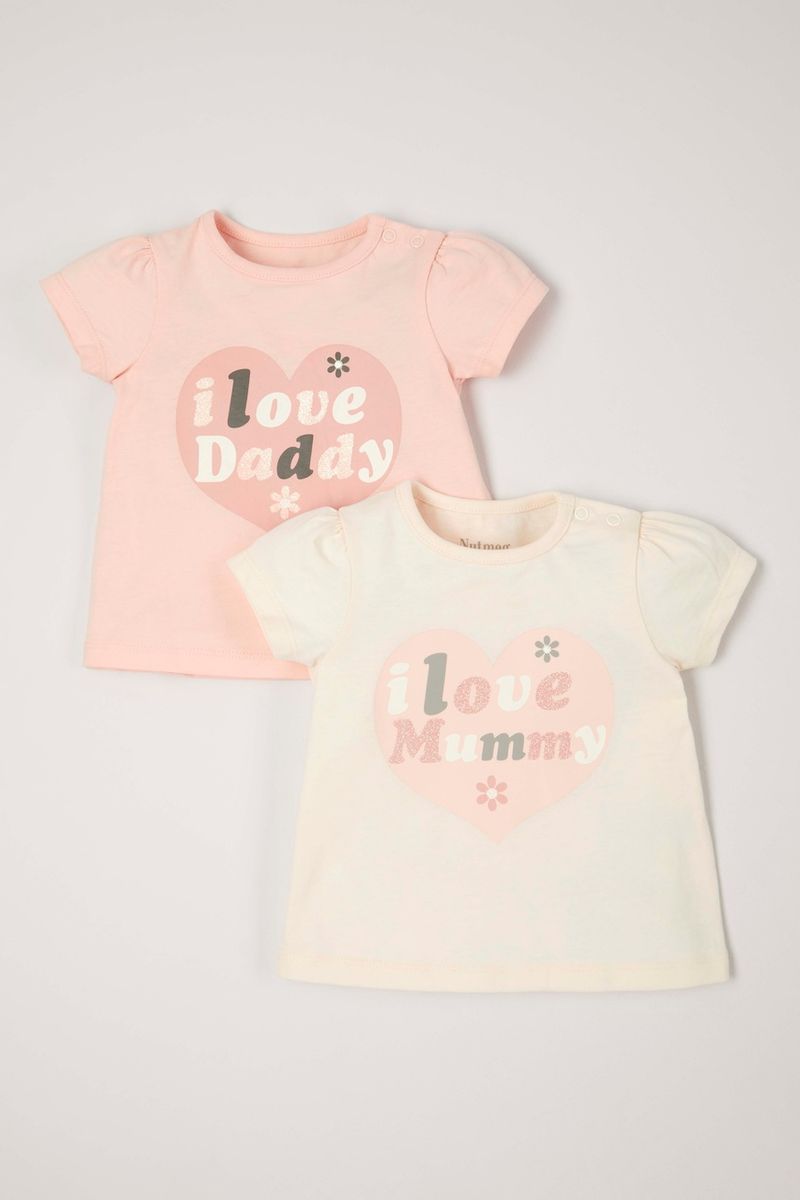 2 Pack Mummy & Daddy T-Shirts