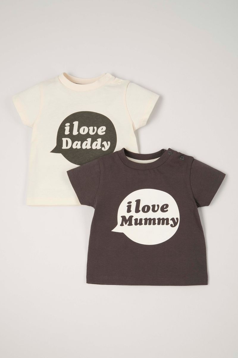 2 Pack Love Mummy & Daddy T-shirts