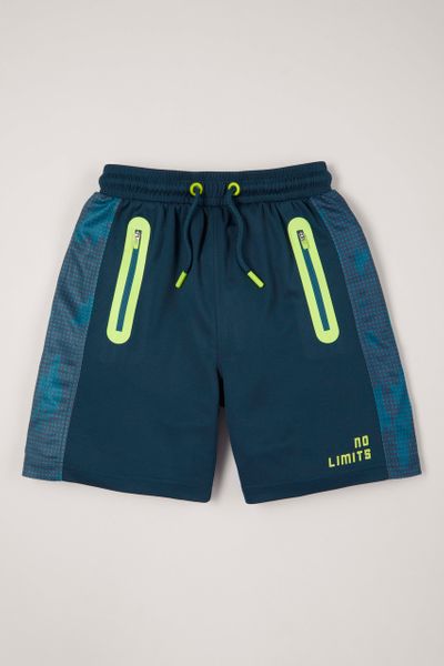 Sporty Neon Taping Shorts