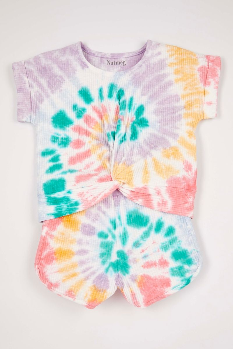 Tie Dye Ribbed set