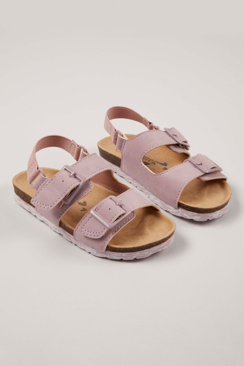 Lilac Buckle Sandals