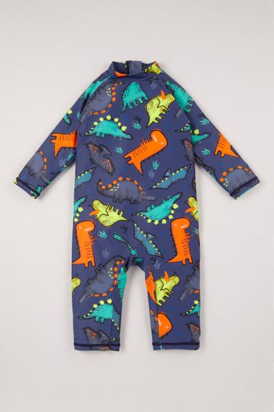 Dino Print All In One Swimsuit