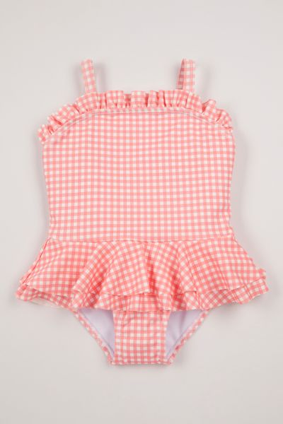 Gingham Pink Swimsuit