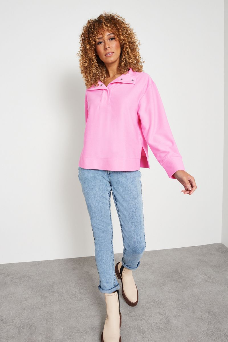 Pink Relaxed Sweatshirt