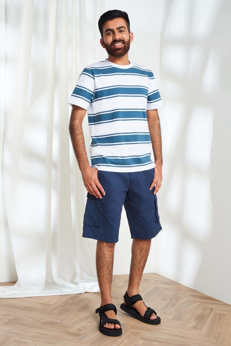 Navy Cargo Shorts