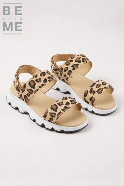Be Like Me Leopard Print Sandals