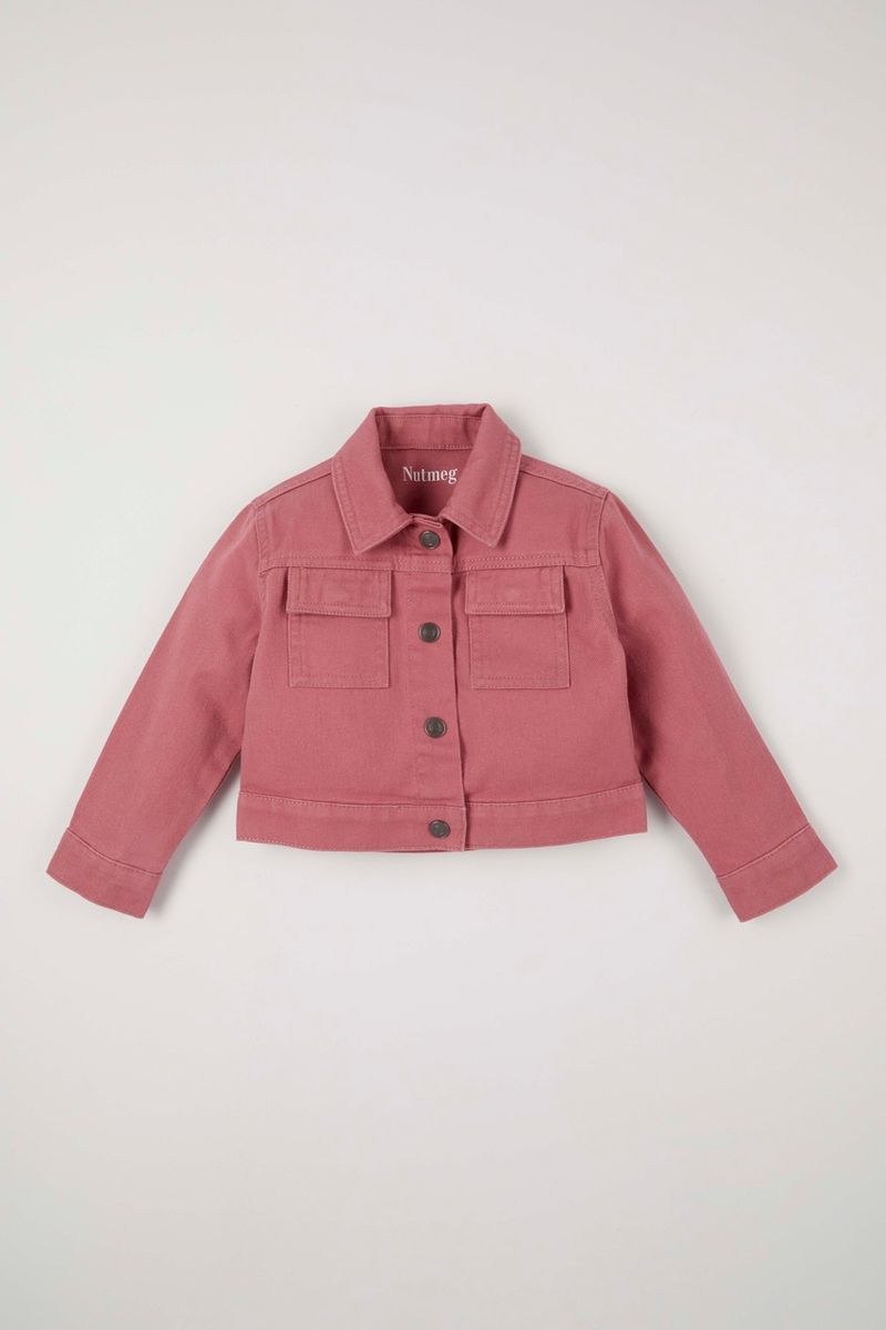 Pink Denim Jacket