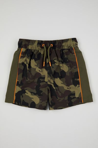 Camo Print Swim shorts
