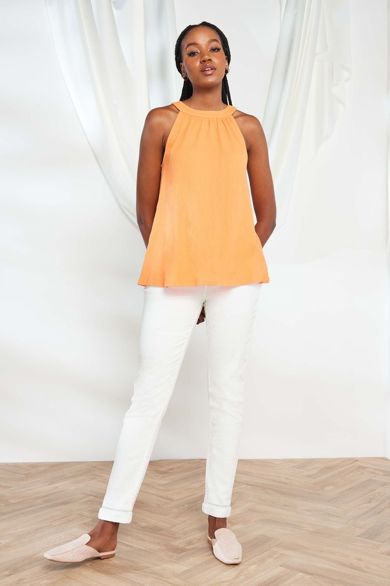 Mango Halter Neck Top