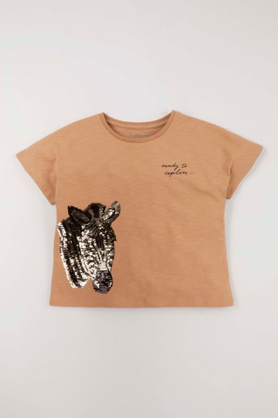 Zebra Sequin T-shirt