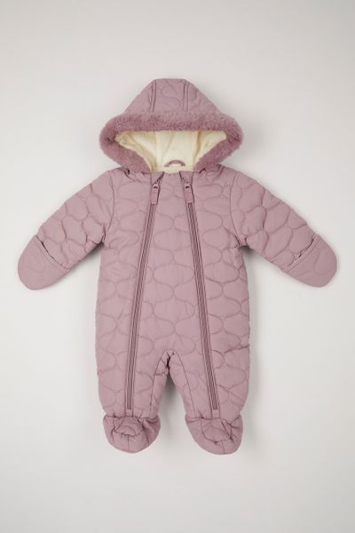 Green Quilted Snowsuit