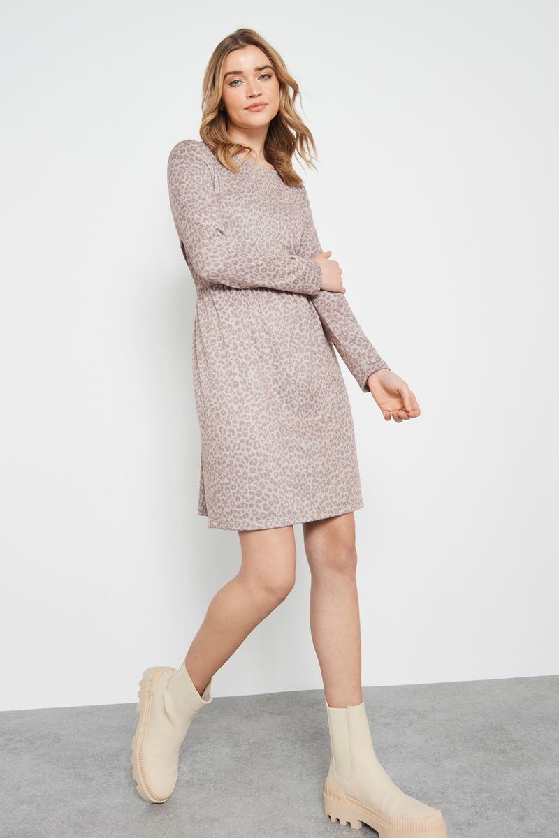 Leopard Peplum dress