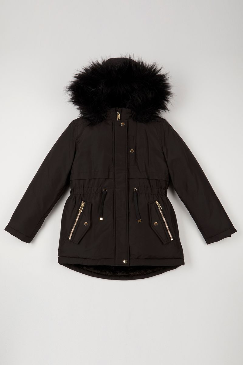 Black Parka coat