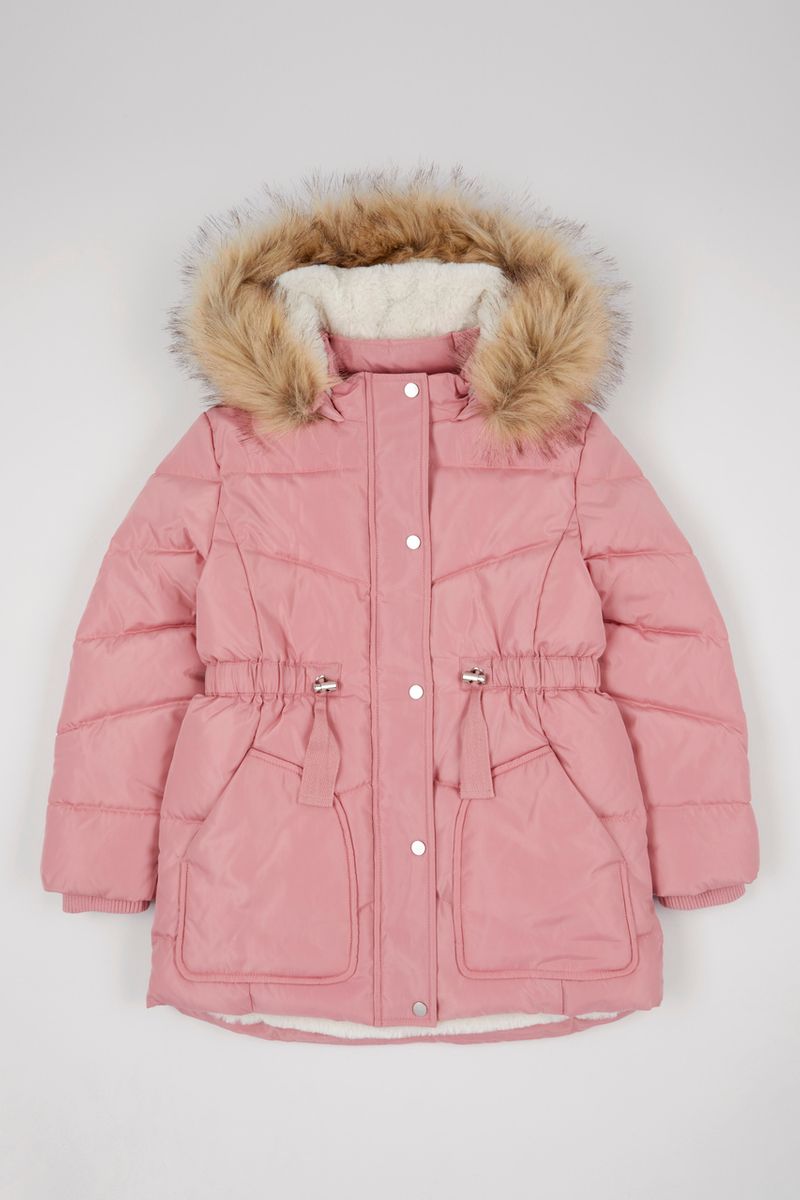 Pink Puffa Coat