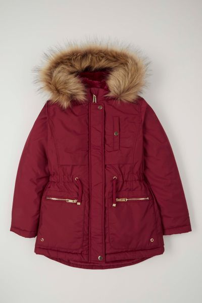Berry Pink Parka coat
