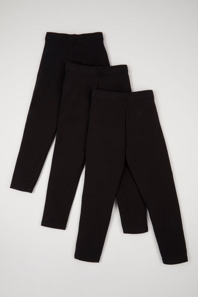 3 Pack Black Leggings