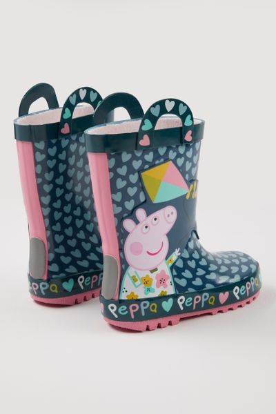 Peppa Pig Fleece Lined Wellies - Nutmeg