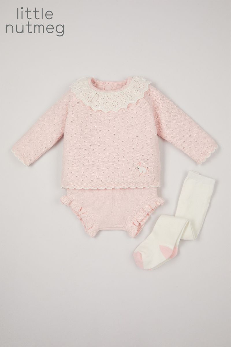 Little Nutmeg Knit Jumper & Pants set