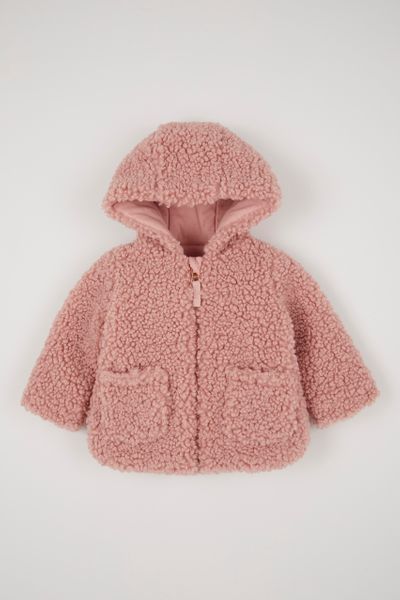 Pink Sherpa coat