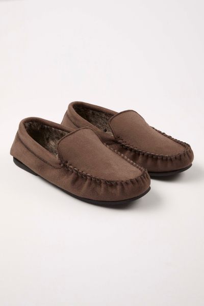 Chocolate Moccasin slippers