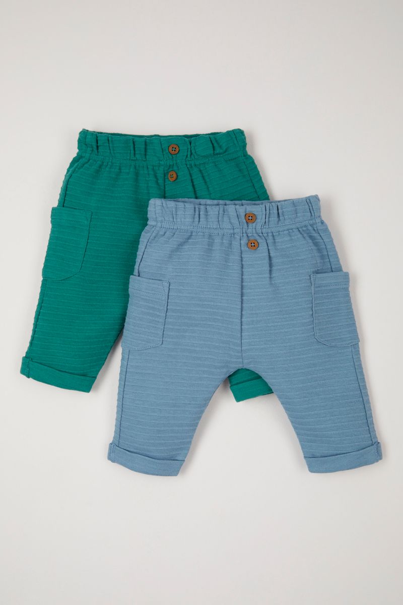 2 Pack Ribbed Joggers