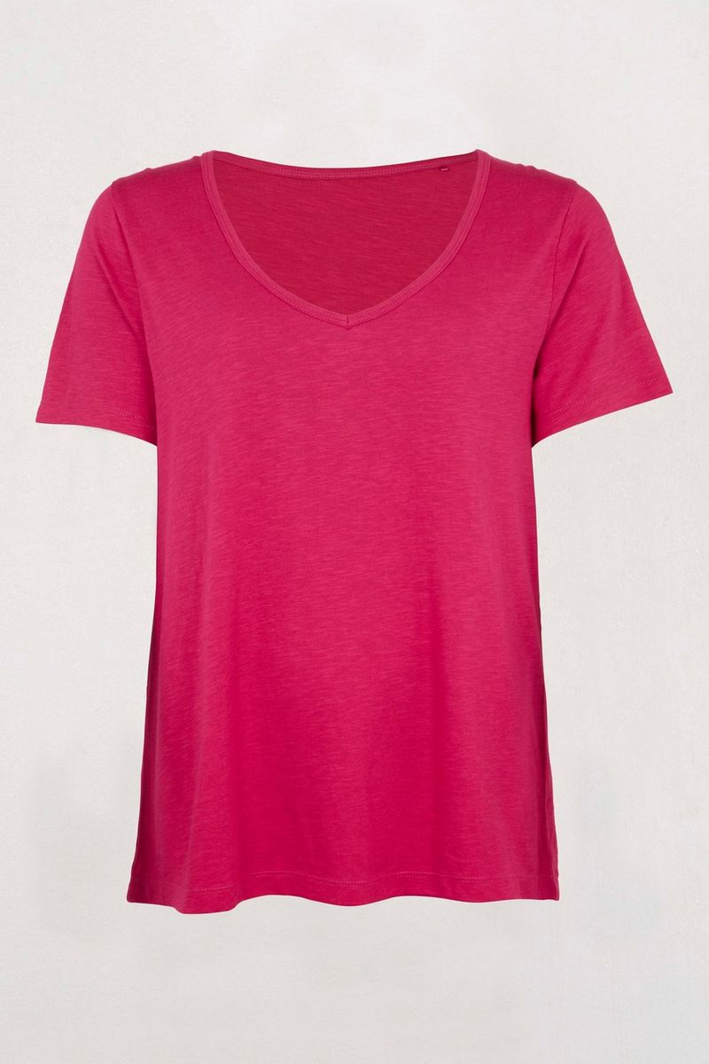 Cherry Red Loose T-Shirt