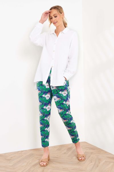 Bold Floral Harem trousers