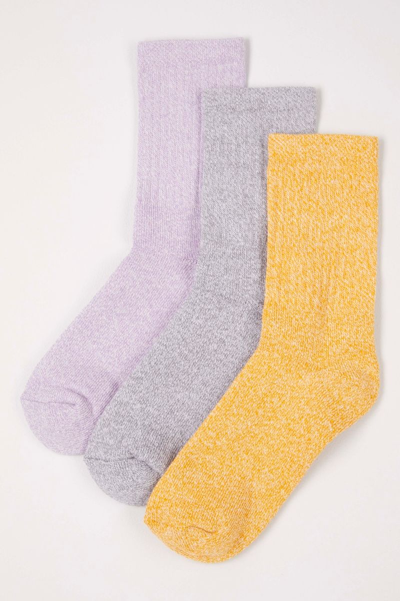 3 Pack Lilac Bramble socks