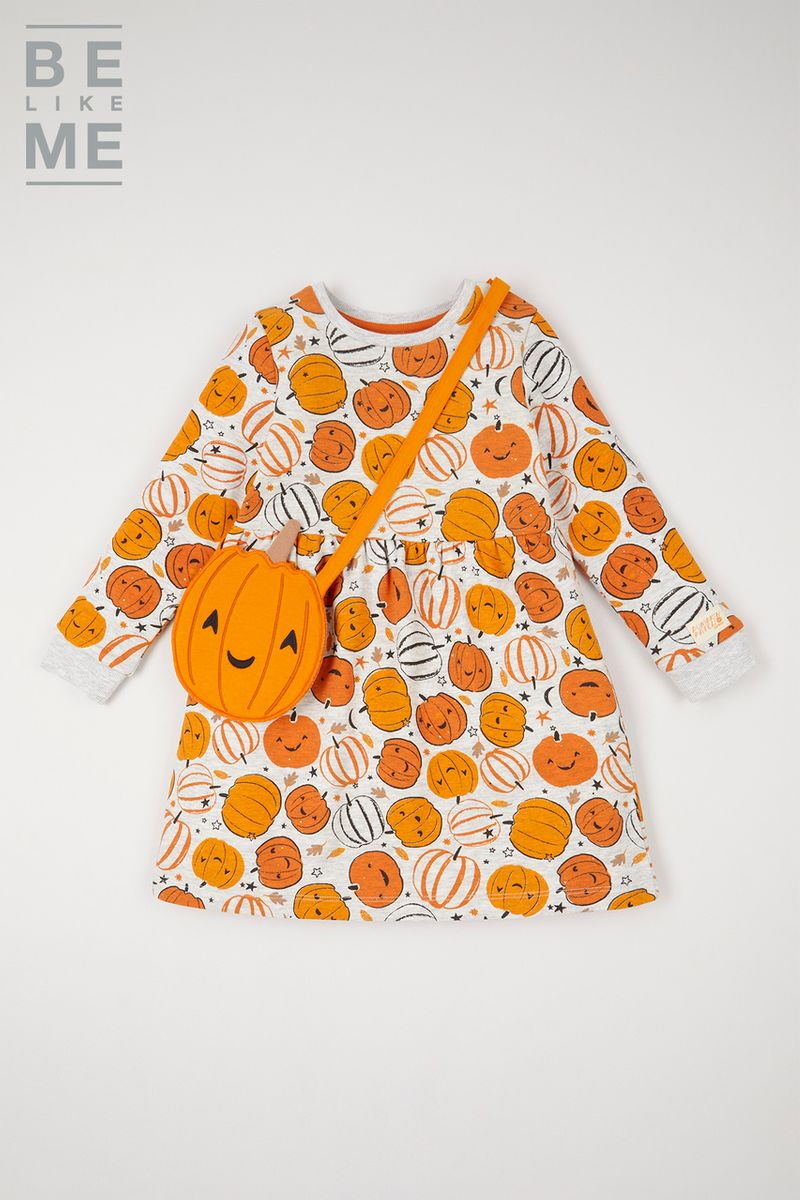 Pumpkin Patch Sweat Dress Set