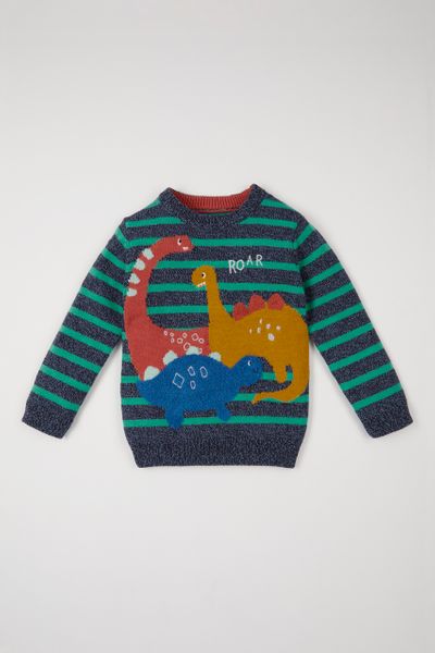 Dino Boucle Knit Jumper