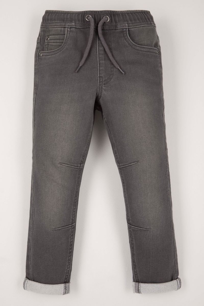 Grey Pull On Jeans 1-10 yrs