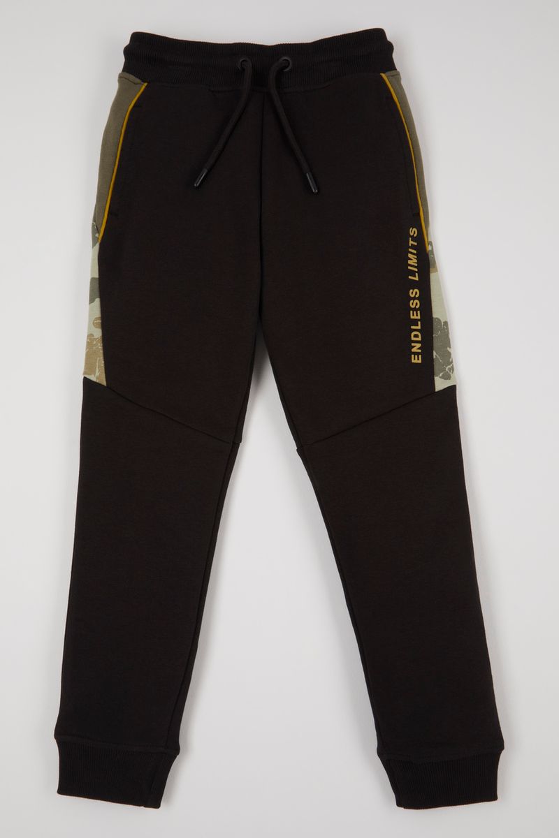 Camo & Black joggers
