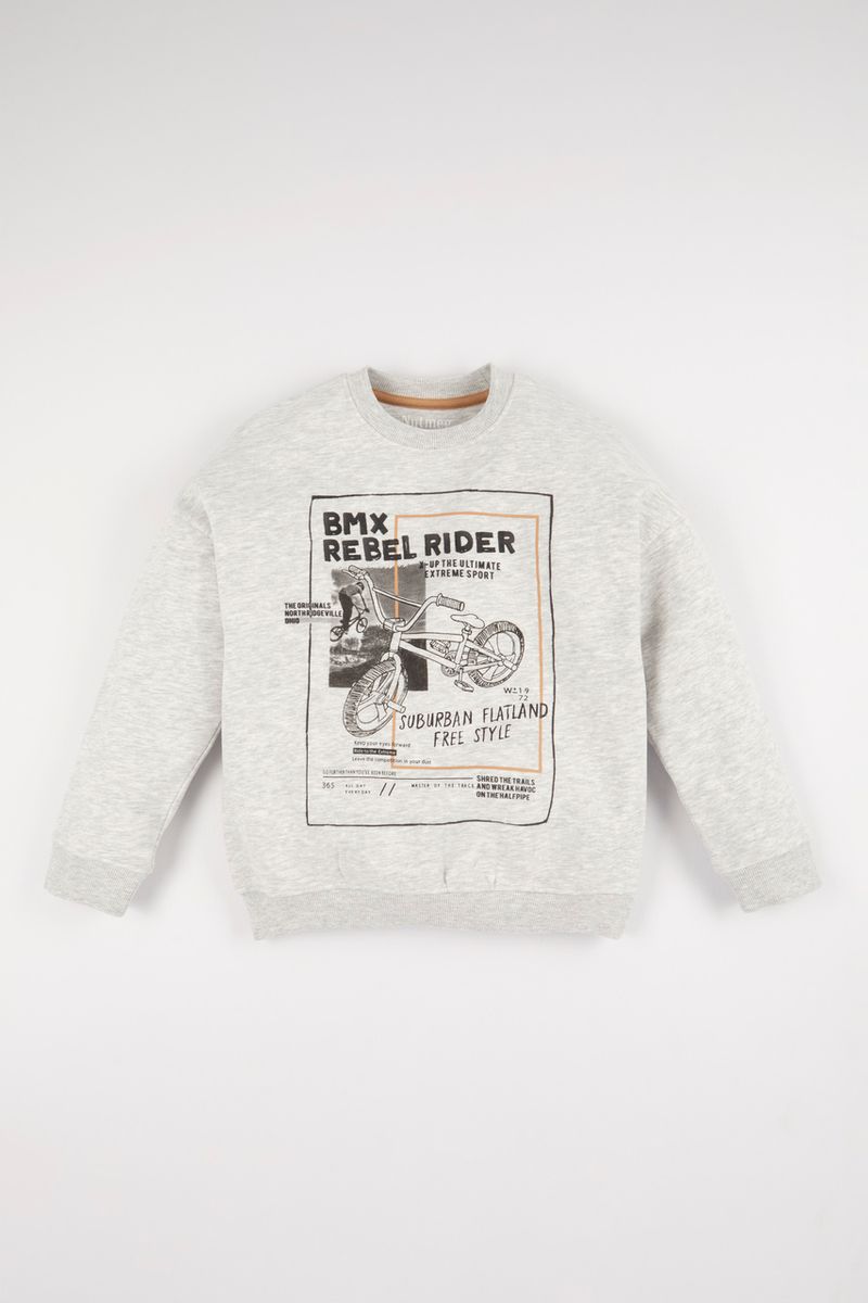 BMX Graphic Print Sweatshirt