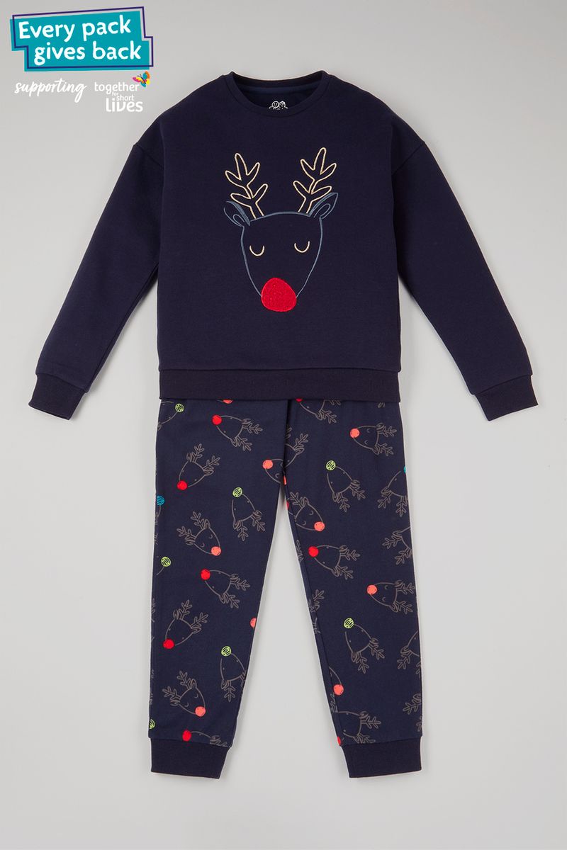 Family of Reindeer Kids pyjamas