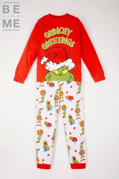 The Grinch Be Like Me Kids Pyjamas