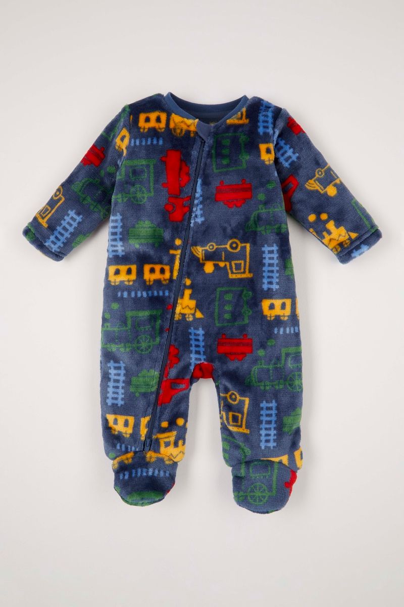 Colourful Car Fleece Onesie