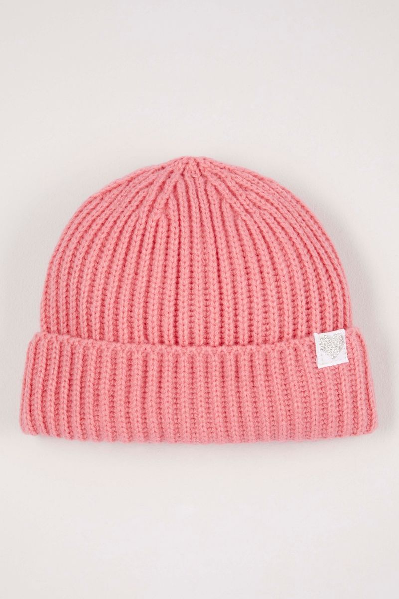 Pink Heart Beanie hat