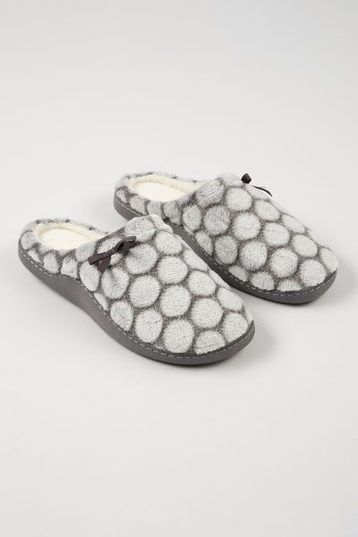 Grey Spot Cupsole slippers