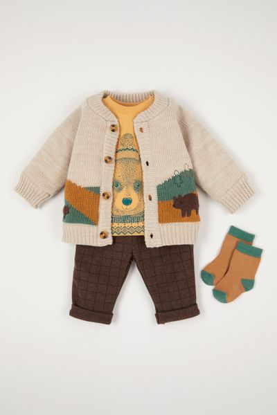 Woodland Scenic Cardigan Set