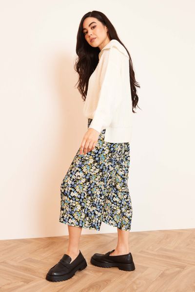 Ditsy Flower Co-ord Culotte trousers