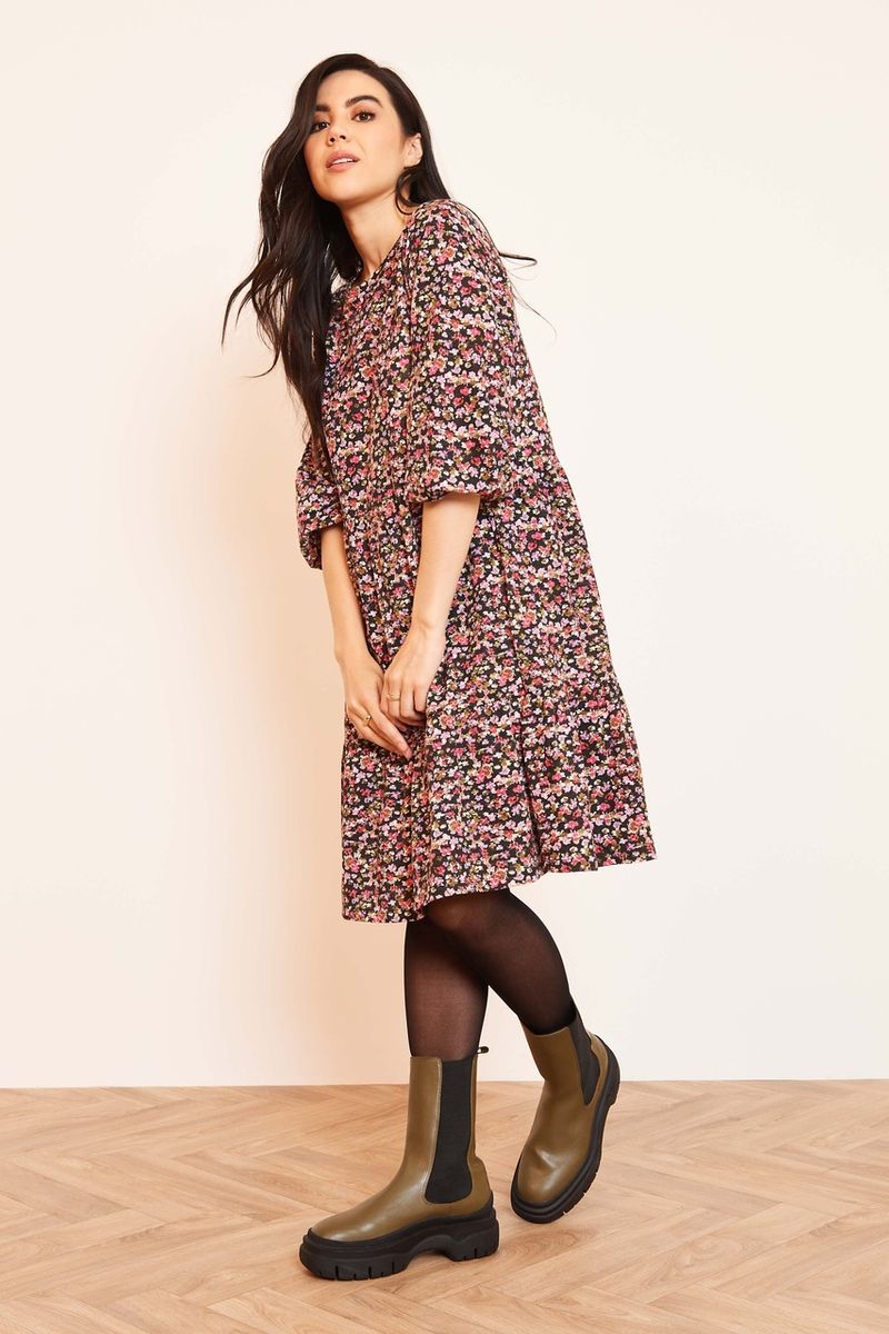 Black Floral dress
