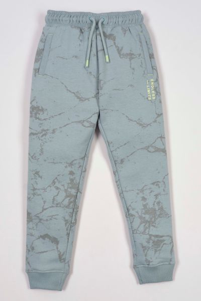 Marble Slogan joggers