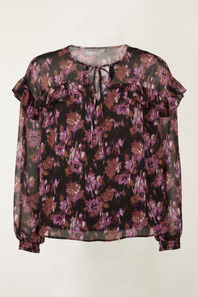 Midnight Floral blouse