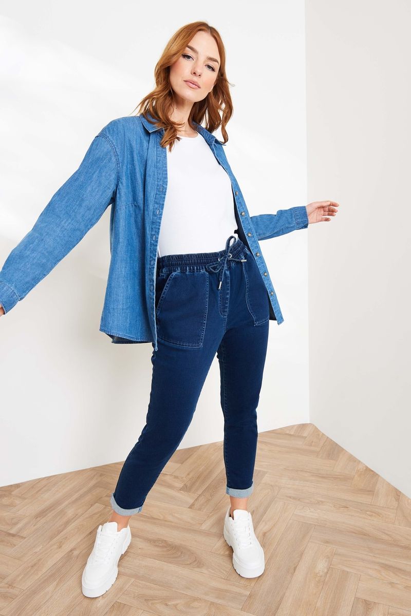 Denim Jersey joggers