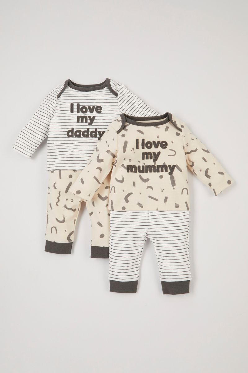 2 Pack Mummy & Daddy Pyjamas