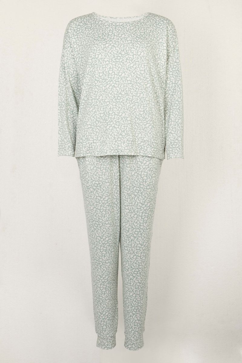 Soft Pale Green Animal Print pyjamas